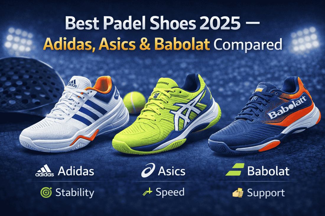 Best Padel Shoes 2025 — Adidas, Asics & Babolat Compared - PADDIK™