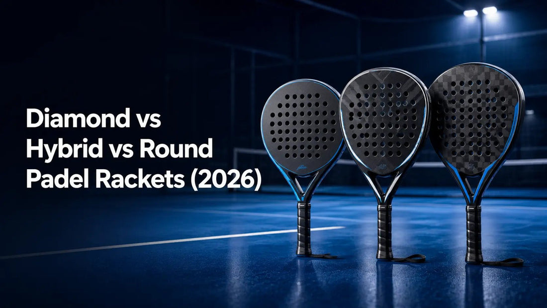 Diamond vs Hybrid vs Round Padel Rackets (2026) – Which Shape Is Best for You? - PADDIK™
