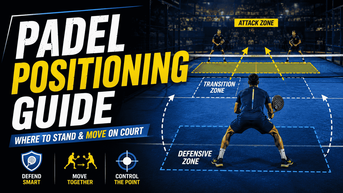 Padel Positioning Guide — Where to Stand and Move on Court - PADDIK™