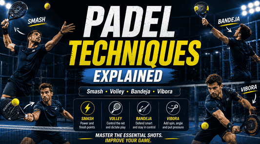 Padel Techniques Guide — Smash, Volley, Bandeja & Vibora Explained - PADDIK™