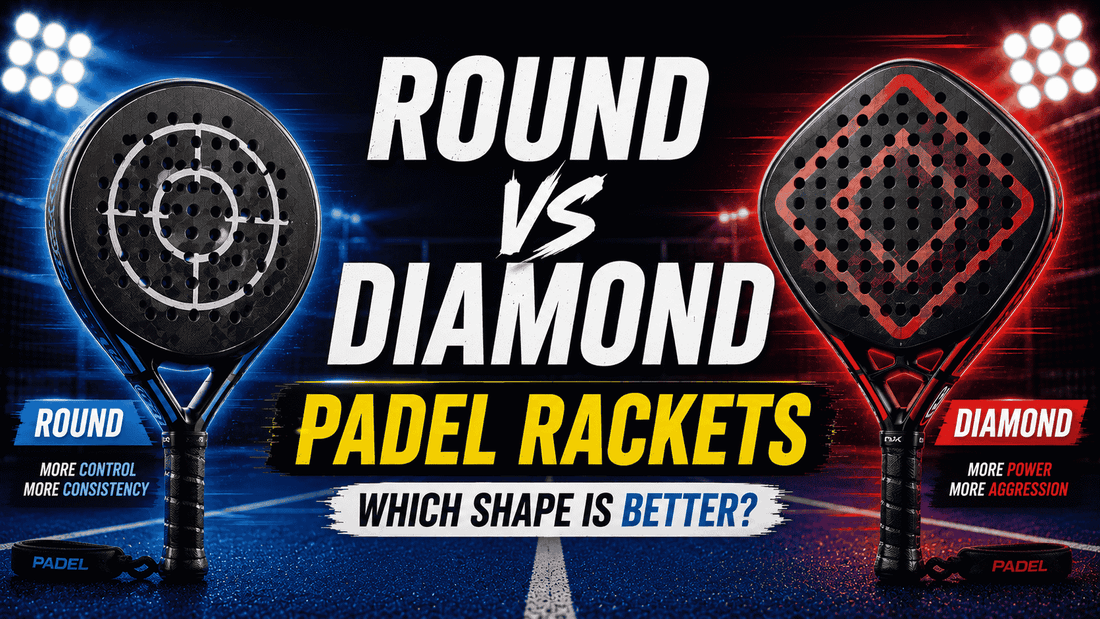 Round vs Diamond Padel Rackets — Which Shape Is Better? - PADDIK™